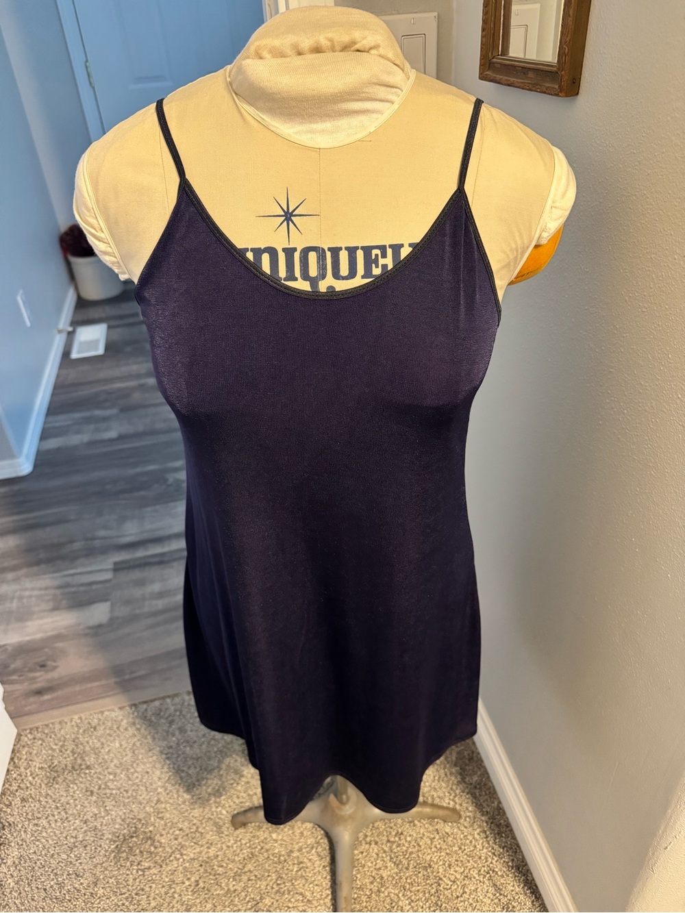 Petra Fashions Navy Slip Camisole